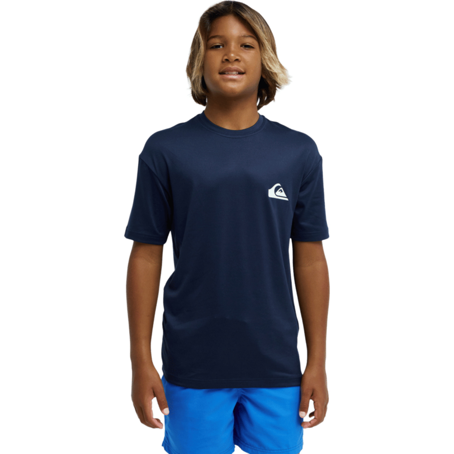 2026 Quiksilver Junior Everyday Surf Tee Short Sleeve Rash Vest EQBWR03258 - Dark Navy